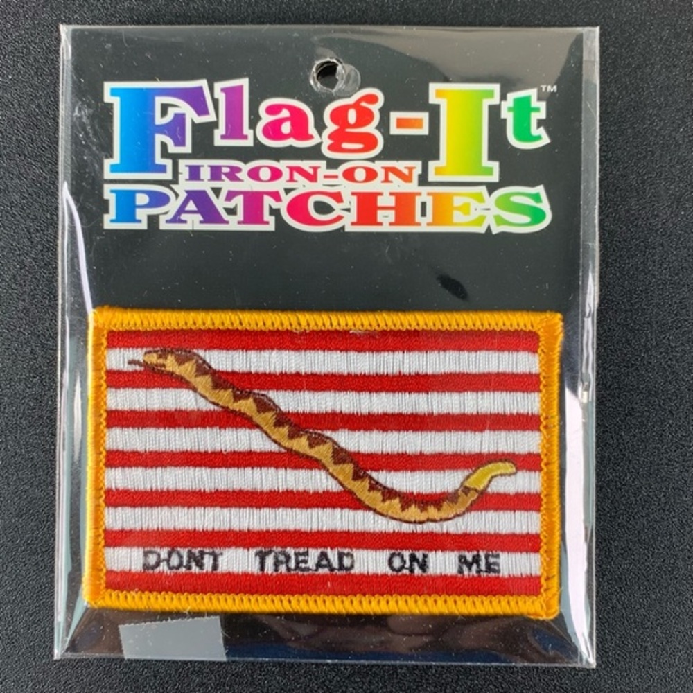 NWT Flag-It Iron On Patches. First Navy Jack. “Don’t Tread on Me”.
